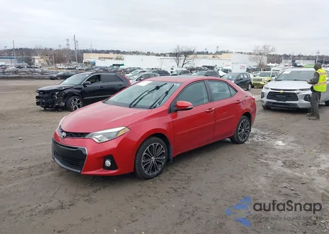 2015 Toyota Corolla S Premium from USA, damaged, VIN 2T1BURHE9FC343552